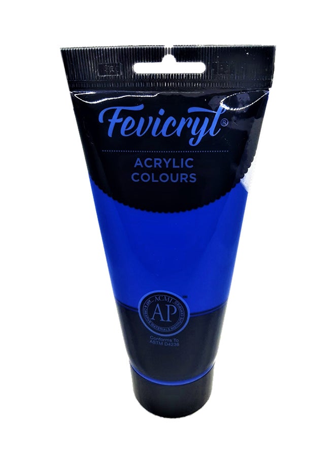 Fevicryl Acrylic Colour 200ml Dark Cobalt Violet - Image 1