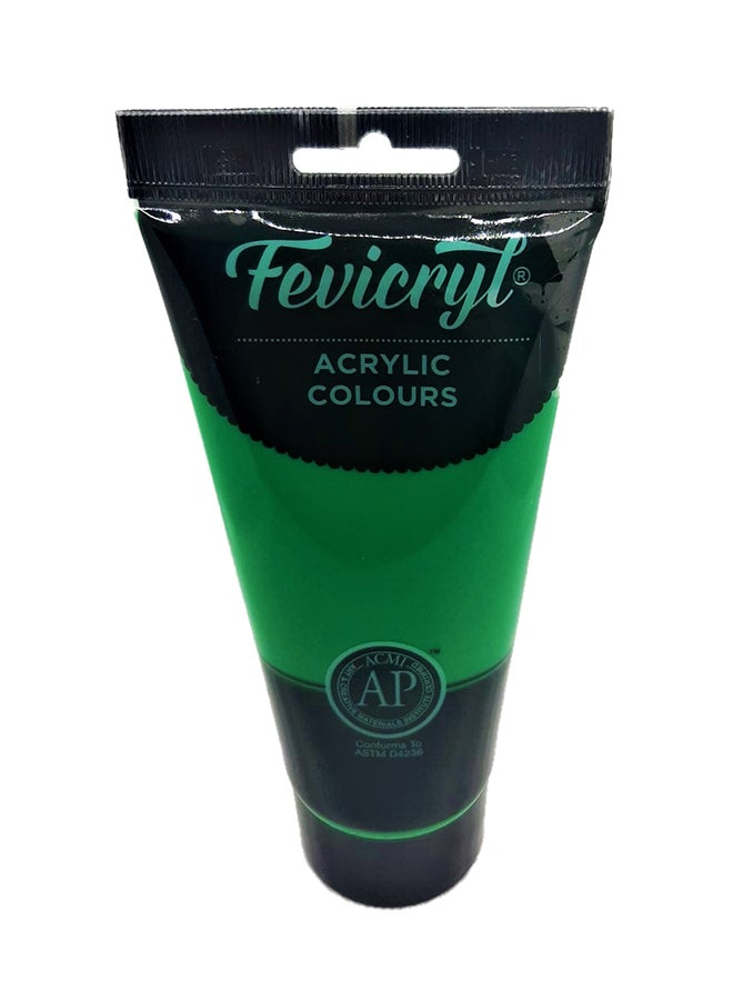 Fevicryl Acrylic Colour 200ml Emerald Green - Image 1