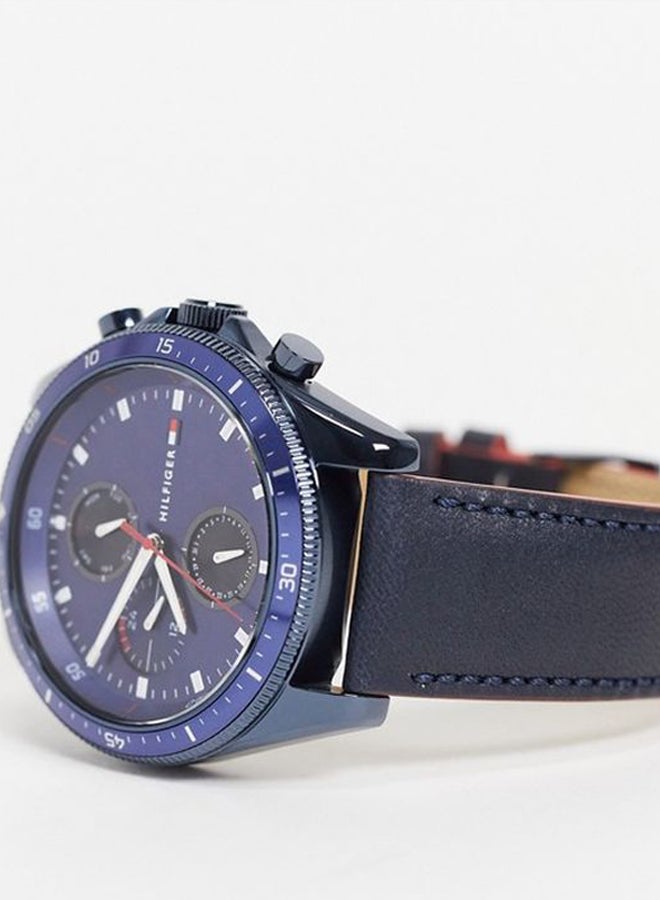 TOMMY HILFIGER Men's Leather Analog Watch-1791839  - Image 5
