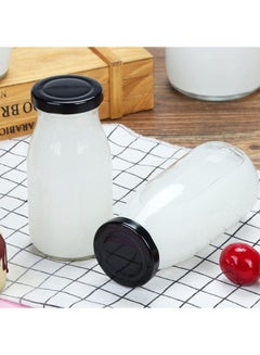 12-Piece Empty Juice Glass Bottle with Lid Clear 300ml - v1619774875/N47067789A_3