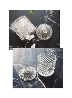 XiuWoo Candy Crystal Jar With Lid Clear  - Image 5