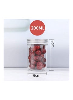 XiuWoo 12-Piece Mason Jar With A Sealed Metal Regular Lid Clear/Silver  - Image 2