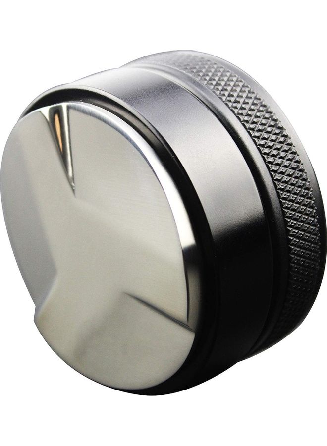 XiuWoo 58mm Non-slip Coffee Tamper Silver/Black  - Image 1