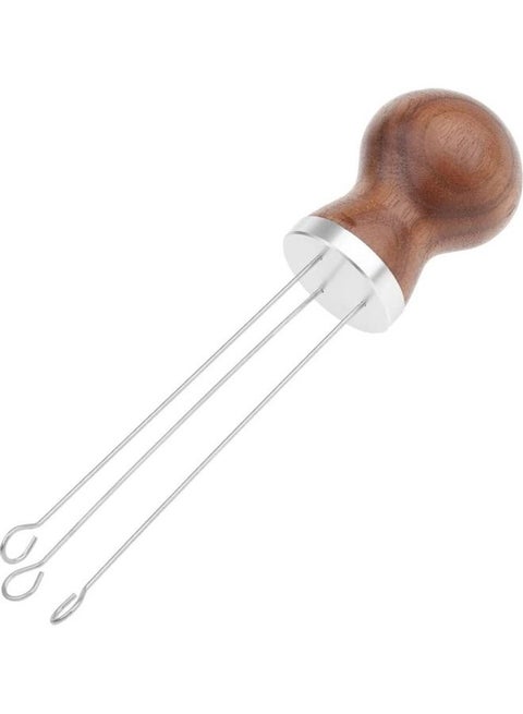 Stainless Steel Coffee Stirrer Brown/Silver
