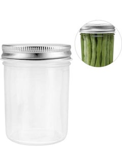 XiuWoo 6-Piece Glass Jar Set Clear/Silver  - Image 3