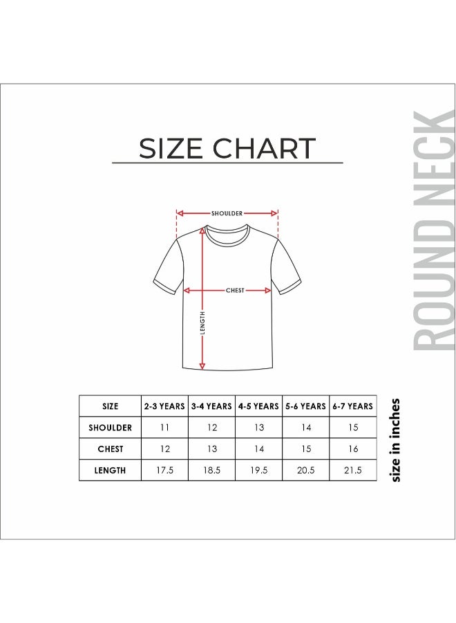 babyqlo Festive Print Crew Neck T-Shirt Blue - Image 5