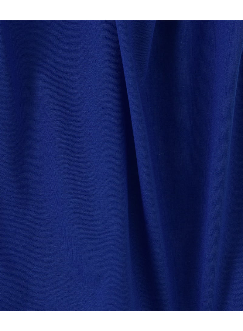 babyqlo Festive Print Crew Neck T-Shirt Blue - Image 4