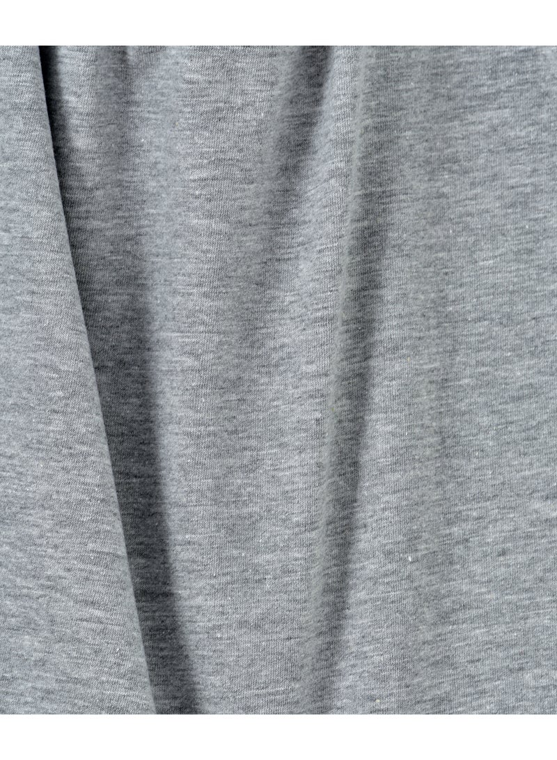 بيبي كلو تيشيرت بفتحة رقبة مستديرة وطبعة احتفالية رمادي - Image 4