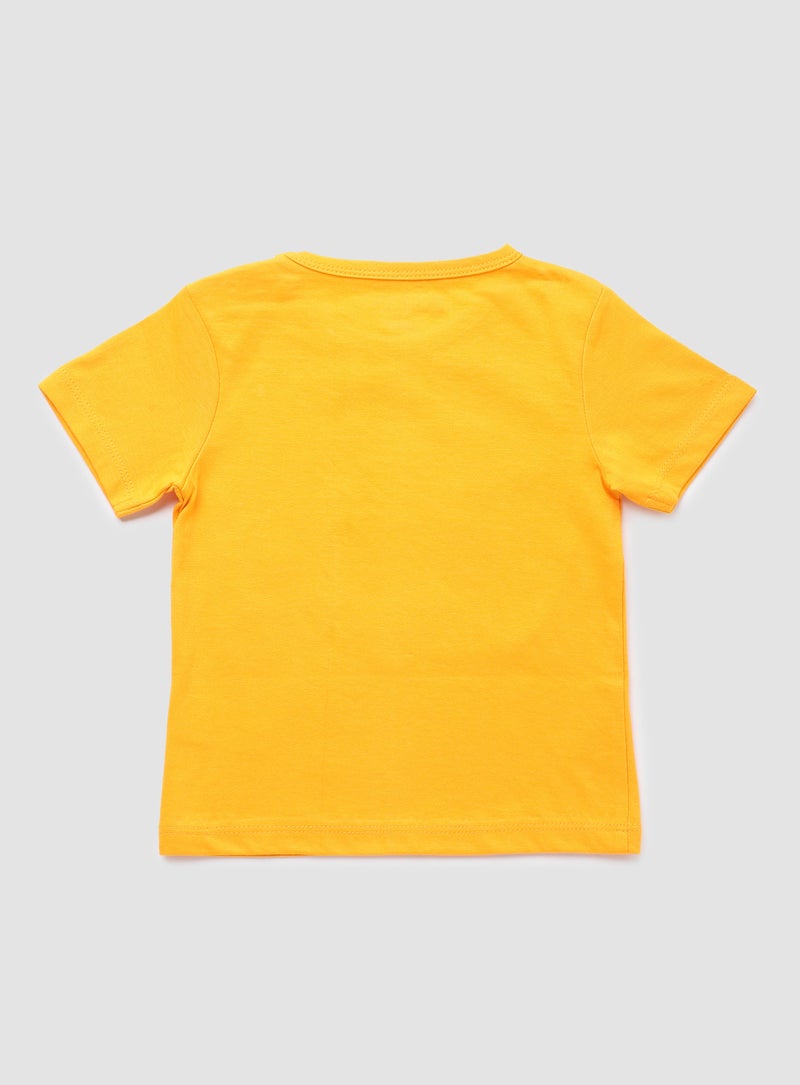 Zarafa Baby Boys Round Neck Short Sleeve T-Shirt Dark Blue - Image 2