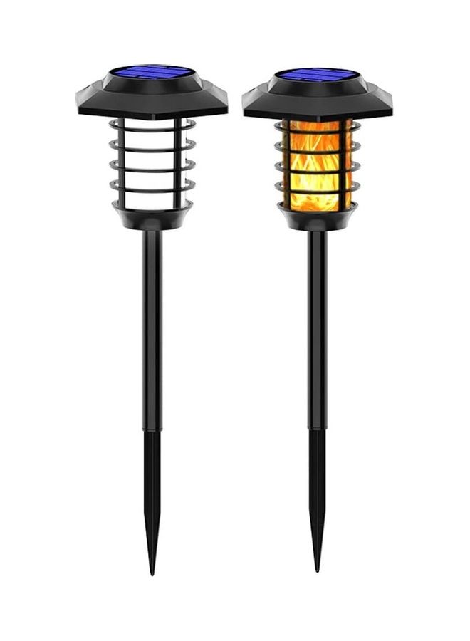 شو وو مصباح بإضاءة LED على شكل لهب يعمل بالطاقة الشمسية للأماكن الخارجية متعدد الألوان - Image 1