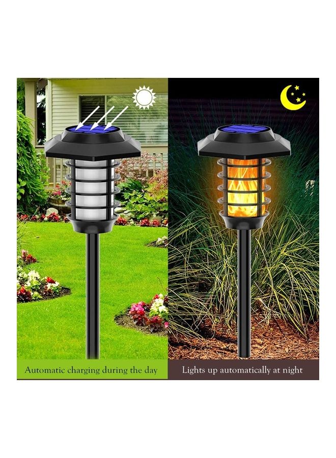 شو وو مصباح بإضاءة LED على شكل لهب يعمل بالطاقة الشمسية للأماكن الخارجية متعدد الألوان - Image 4