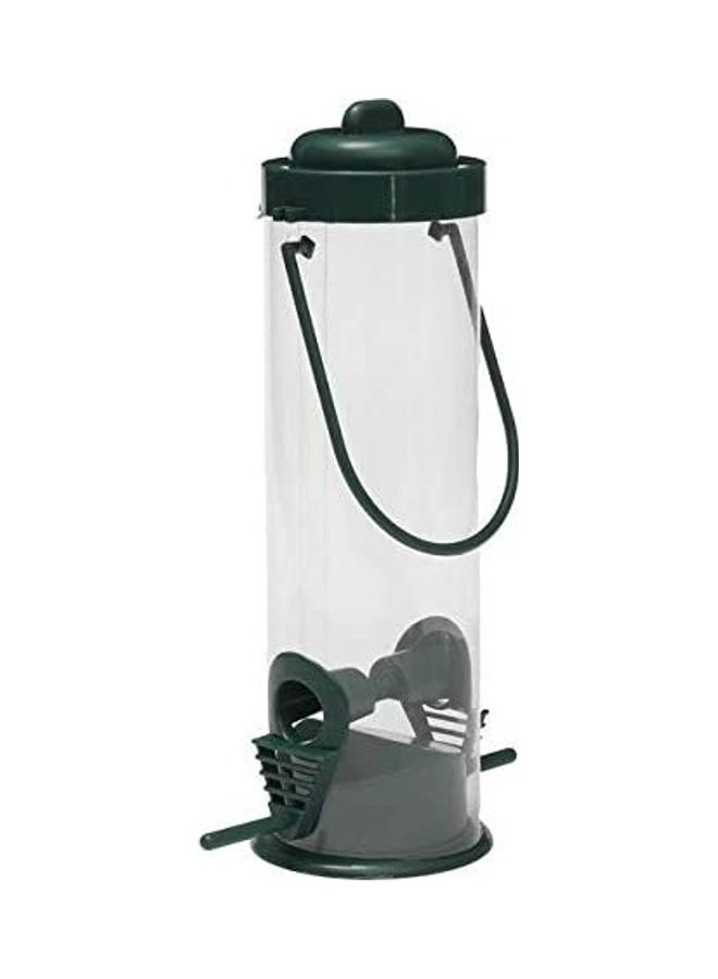 XiuWoo Hanging Bird Feeder Clear/Green One Size - Image 1