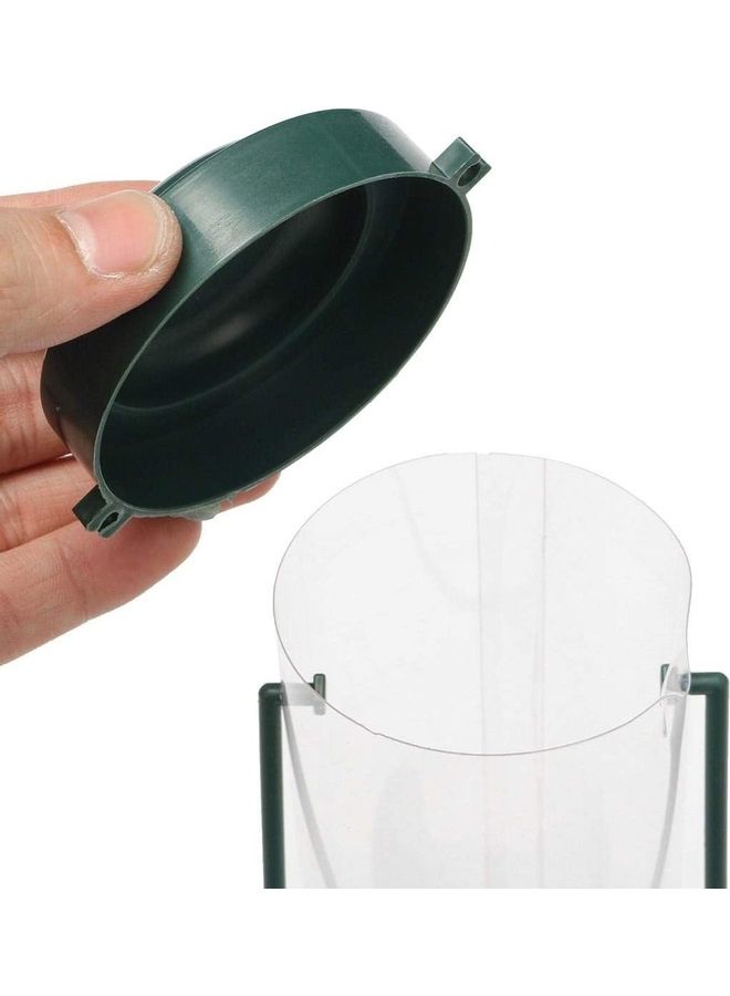 XiuWoo Hanging Bird Feeder Clear/Green One Size - Image 5