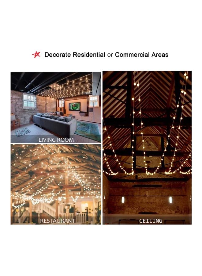 XiuWoo Pack of 2 Waterproof Outdoor Solar String Light Multicolour - Image 5