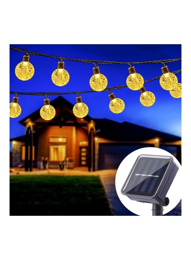 شو وو شريط إضاء LED يعمل بالطاقة الشمسية للأماكن الخارجية أبيض دافئ - Image 1
