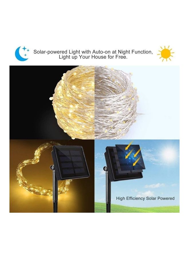 XiuWoo Pack of 2 LED Solar String Light Warm White - Image 5
