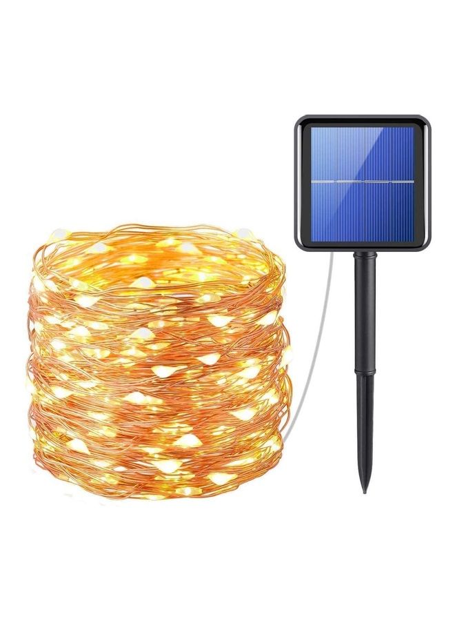 شو وو شريط إضاءة LED يعمل بالطاقة الشمسية للأماكن الخارجية أبيض دافئ - Image 1