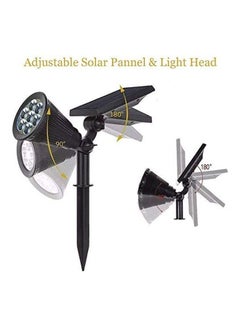 XiuWoo Pack of 4 Waterproof Outdoor Solar Spot Light Multicolour  - Image 2