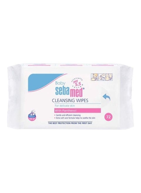 Cleansing Wipes - 72 Count