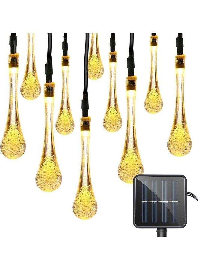 XiuWoo Outdoor Waterproof Solar Garden String Light Yellow - Image 1
