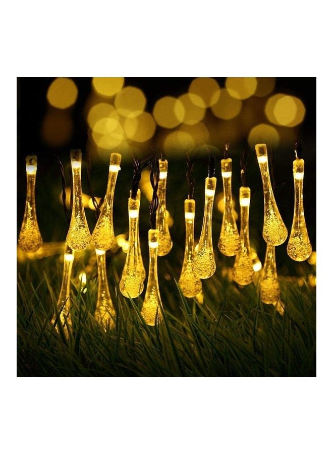 XiuWoo Outdoor Waterproof Solar Garden String Light Yellow - Image 2