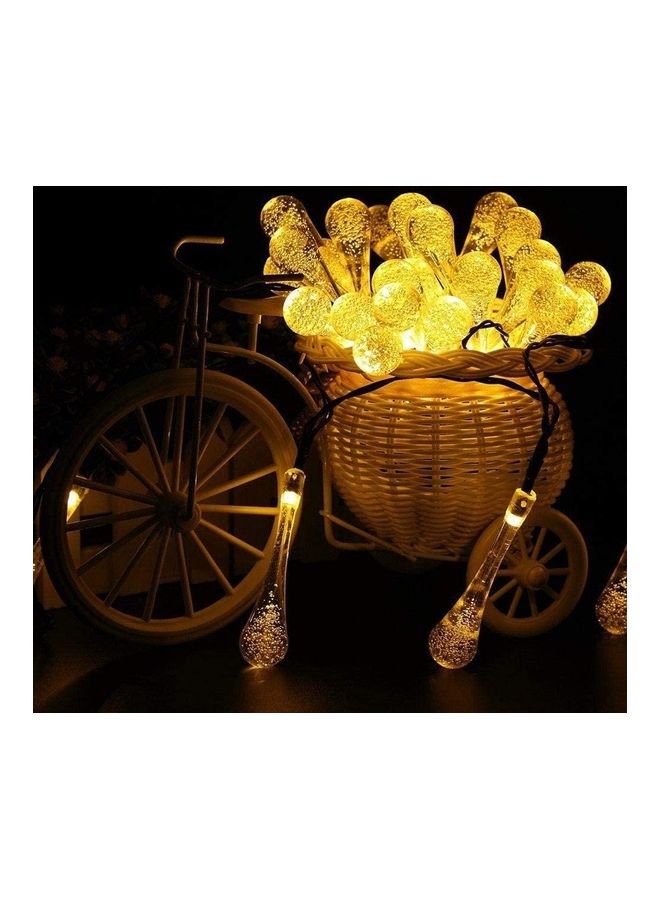 XiuWoo Outdoor Waterproof Solar Garden String Light Yellow - Image 3