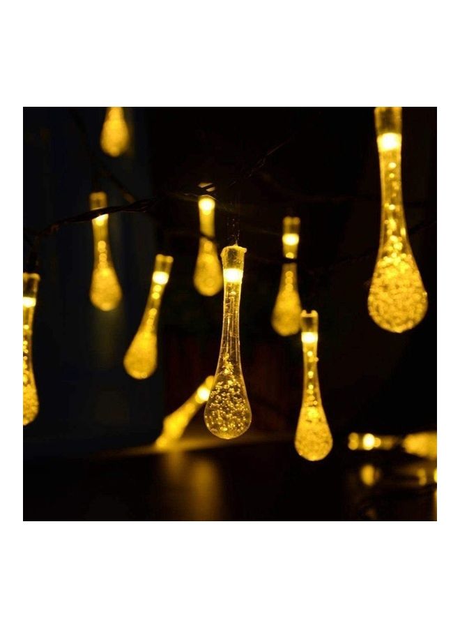 XiuWoo Outdoor Waterproof Solar Garden String Light Yellow - Image 4