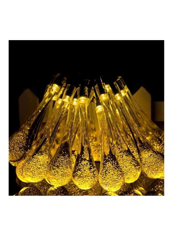 XiuWoo Outdoor Waterproof Solar Garden String Light Yellow - Image 5