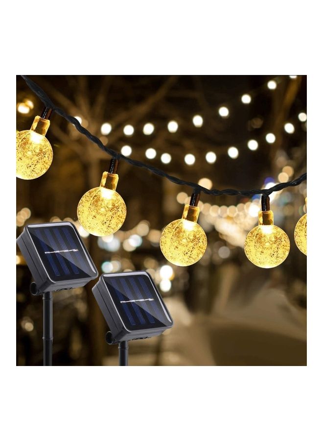 شو وو شريط إضاءة LED تعمل بالطاقة الشمسية للأماكن الخارجية أبيض دافئ  - Image 1
