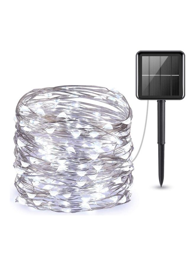 شو وو شريط إضاءة LED يعمل بالطاقة الشمسية للأماكن الخارجية أبيض - Image 1
