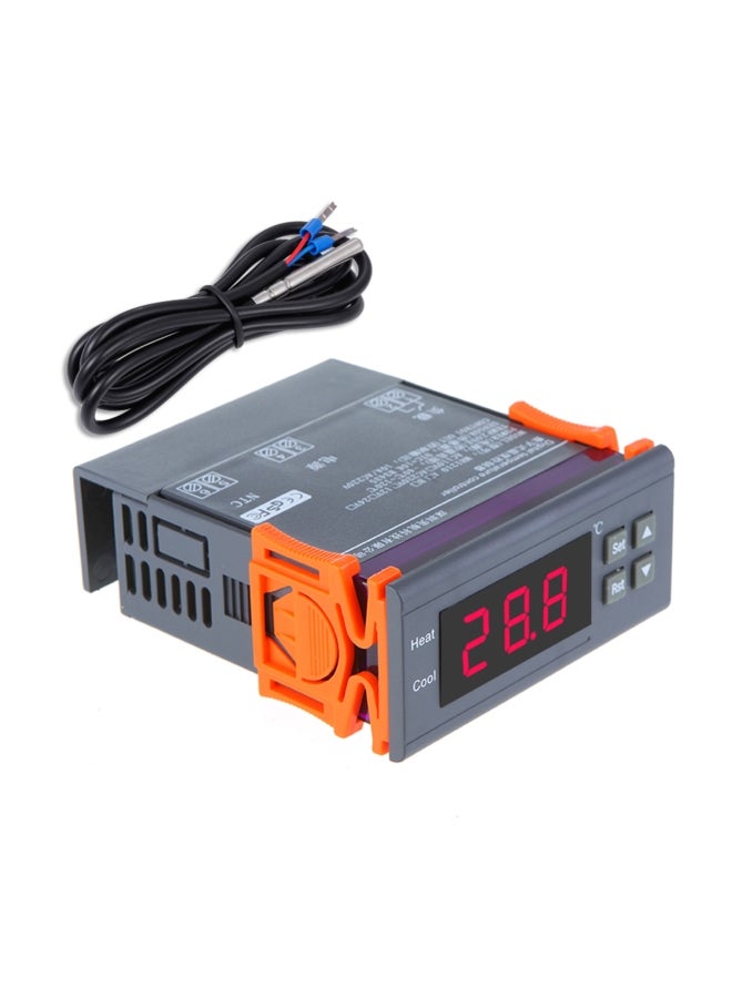 جهاز تحكم رقمي في درجة الحرارة رمادي - Image 2