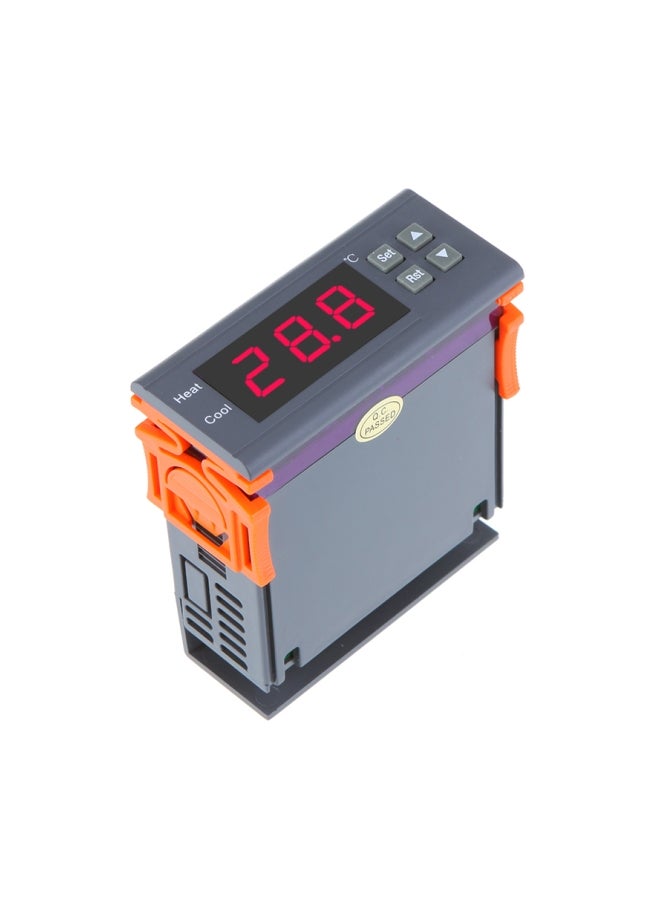 جهاز تحكم رقمي في درجة الحرارة رمادي - Image 5