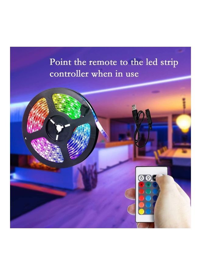 شو وو شريط إضاءة LED مضاد للماء مع جهاز تحكم عن بعد متعدد الألوان - Image 2