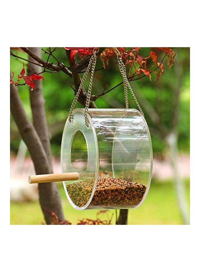 XiuWoo Hanging Wild Bird Feeder With Stand Clear - Image 4
