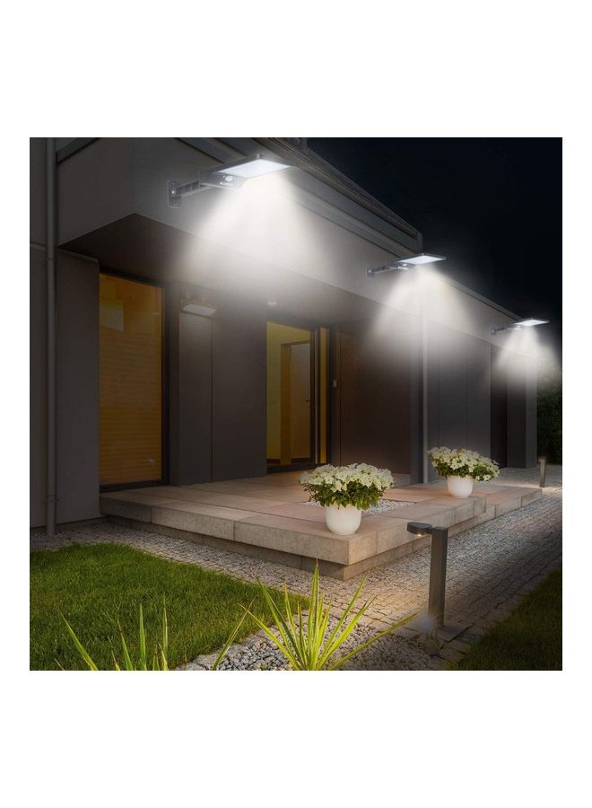 XiuWoo 2-Piece Outdoor Solar LED Street Light with Remote Control and Motion Sensor Black - Image 2