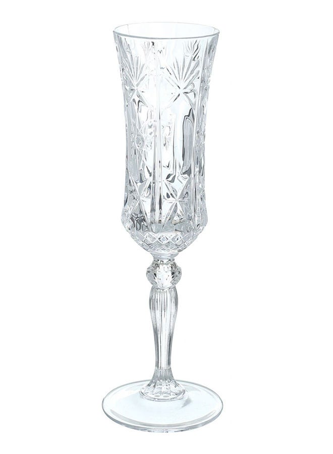 RCR 6 Piece Glass Flute Set 16 cm 5 1/3 oz Clear 5 1/3ounce - Image 2