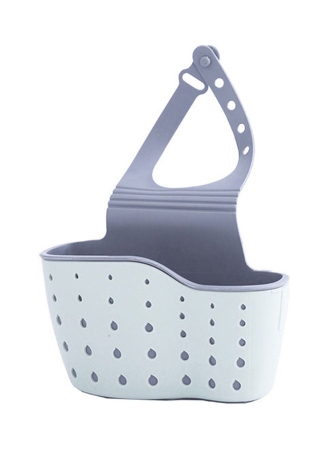 Deo King Kitchen Sink Drain Basket Blue/Grey 15x21x5cm - Image 1