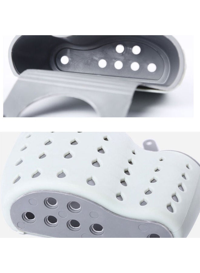 Deo King Kitchen Sink Drain Basket Blue/Grey 15x21x5cm - Image 2