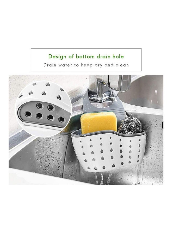 Deo King Kitchen Sink Drain Basket Blue/Grey 15x21x5cm - Image 5