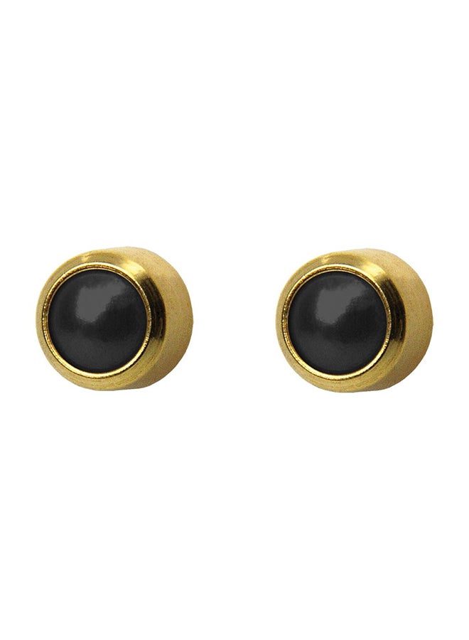 MediSystem 24K Gold Plated Swarovski Stone Earrings  - Image 2