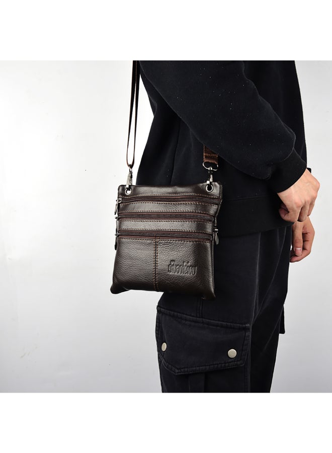 Deabolar - Stylish Mini Crossbody Bag Brown - Image 1