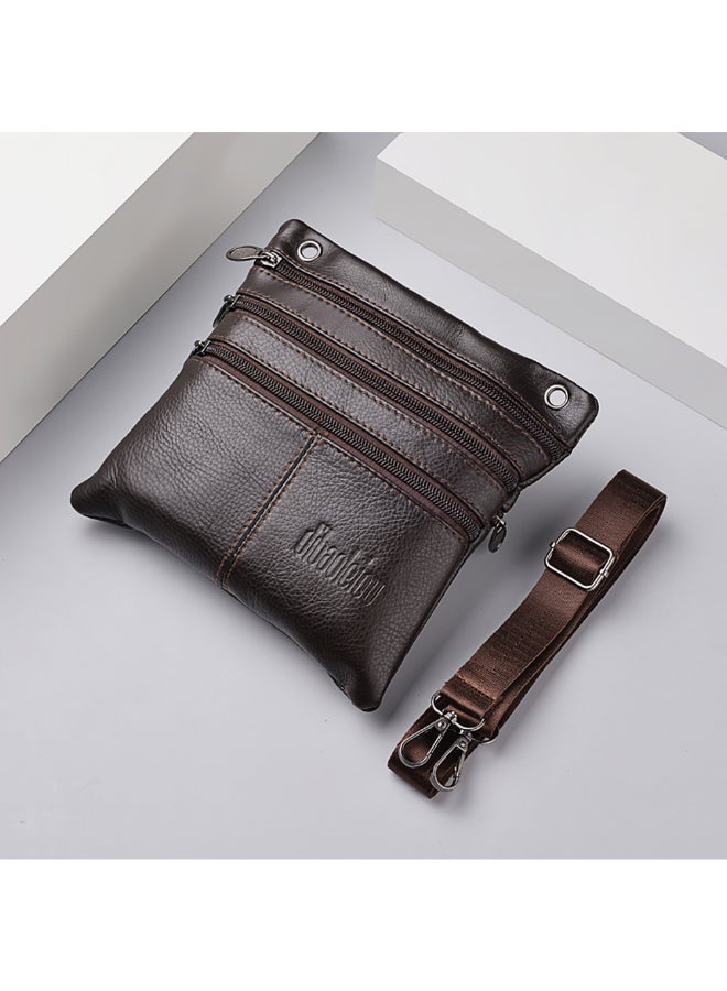 Deabolar - Stylish Mini Crossbody Bag Brown - Image 1