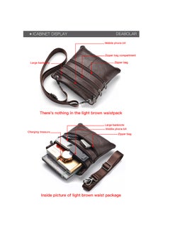 Deabolar Stylish Mini Crossbody Bag Brown  - Image 5