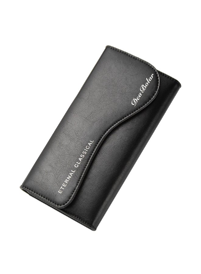 Deabolar Comfortable And Stylish Long Wallet Black - Image 1
