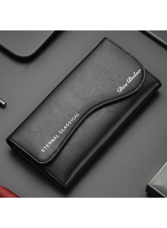 Deabolar Comfortable And Stylish Long Wallet Black - Image 4