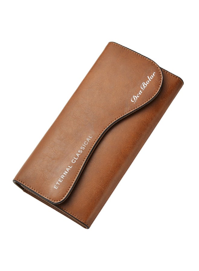 Deabolar - Comfortable And Stylish Long Wallet Brown - Image 1
