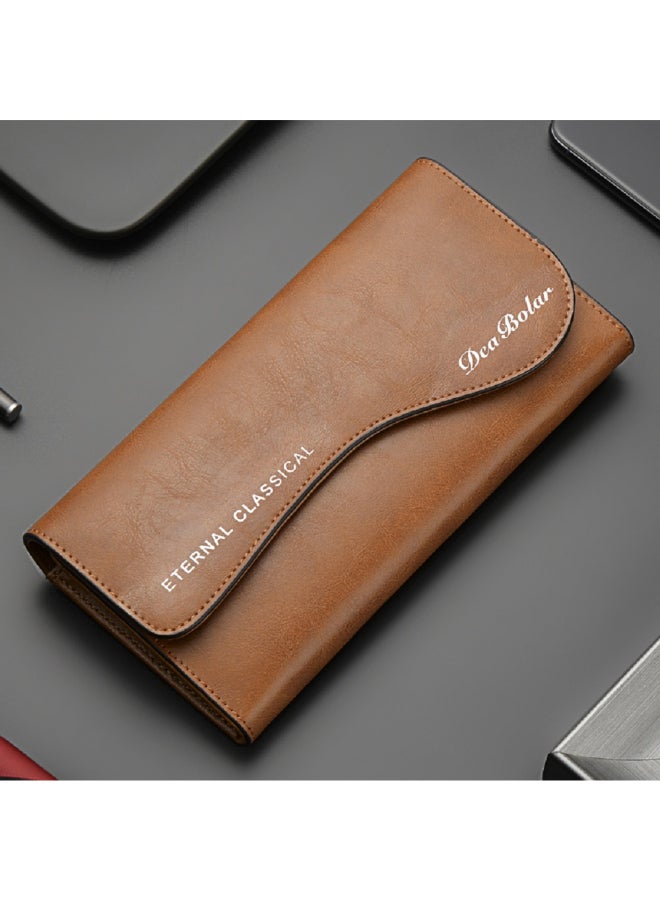 Deabolar - Comfortable And Stylish Long Wallet Brown - Image 1