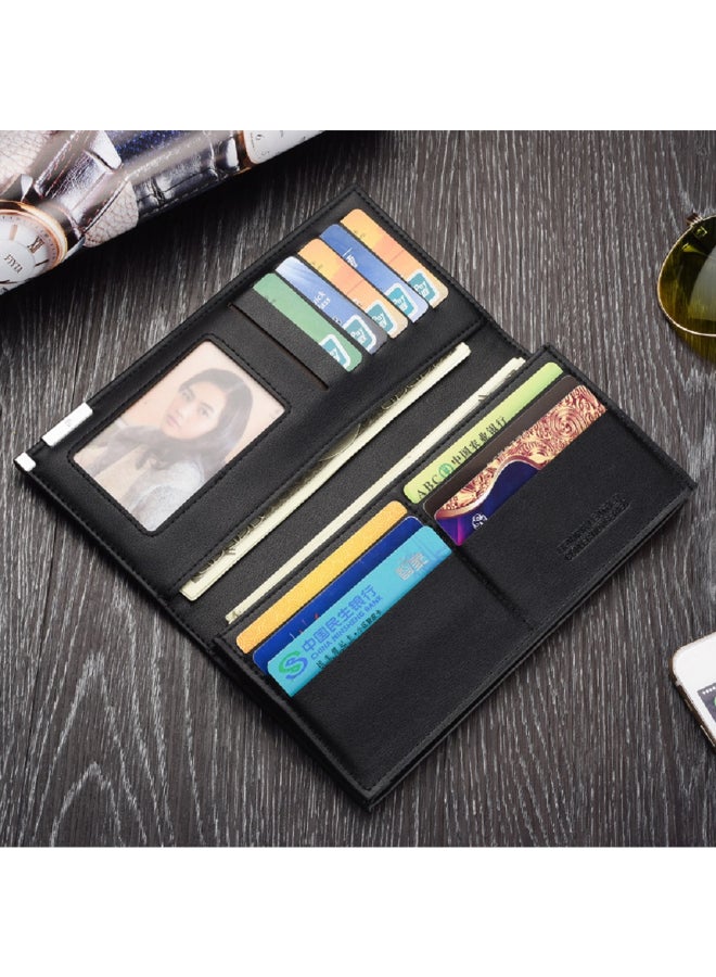 Deabolar - Comfortable And Stylish Long Wallet Black - Image 1