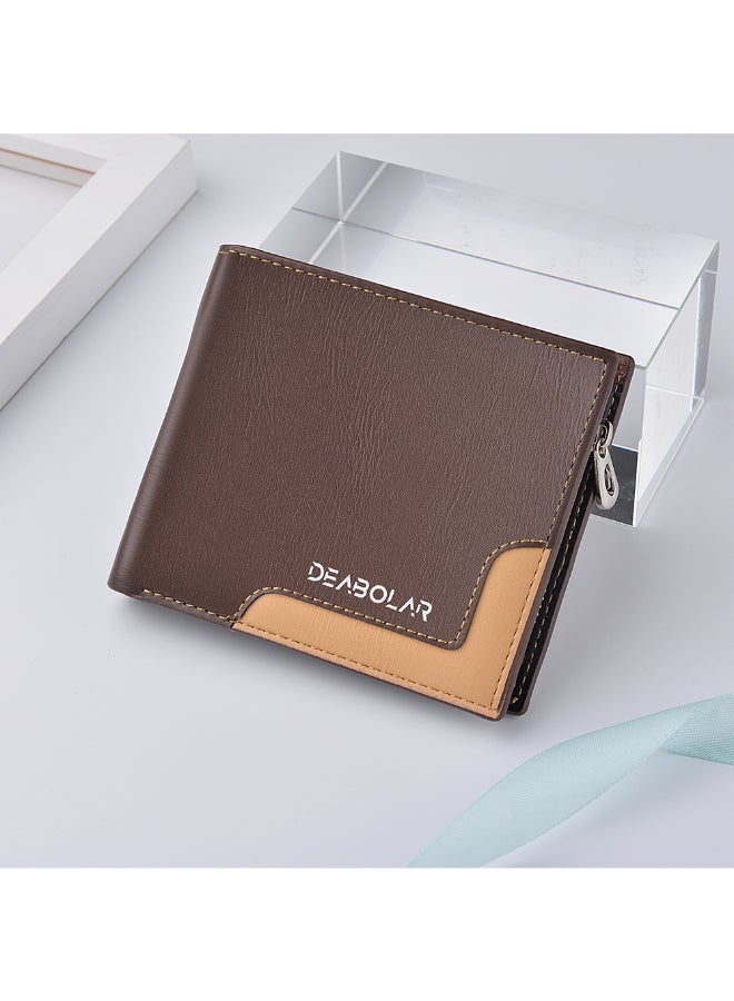 Deabolar Comfortable And Stylish Long Wallet Brown/Beige - Image 3