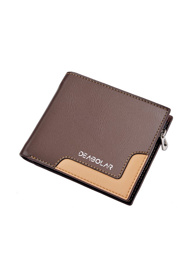 Deabolar Comfortable And Stylish Long Wallet Brown/Beige - Image 2